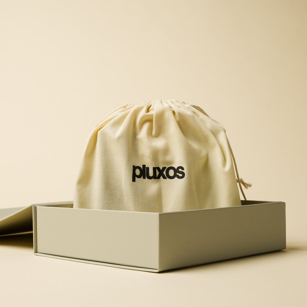 The Skin Code Set: canvas bag in the open set box